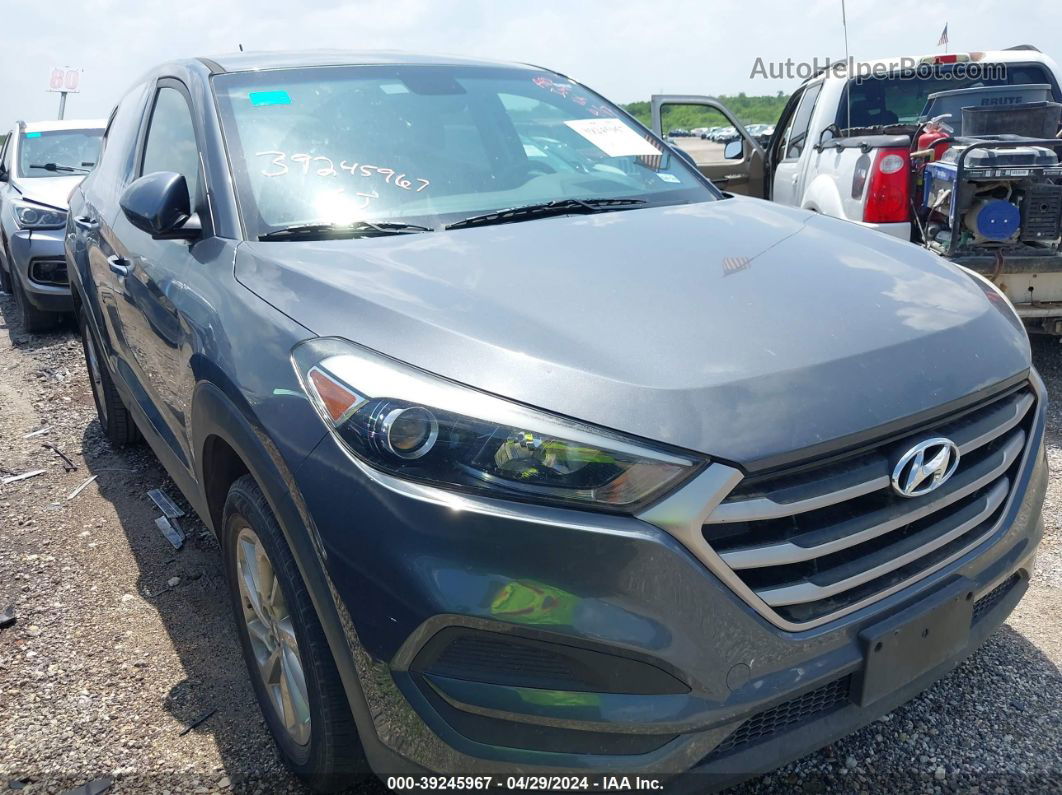 2017 Hyundai Tucson Se Gray vin: KM8J23A44HU487429