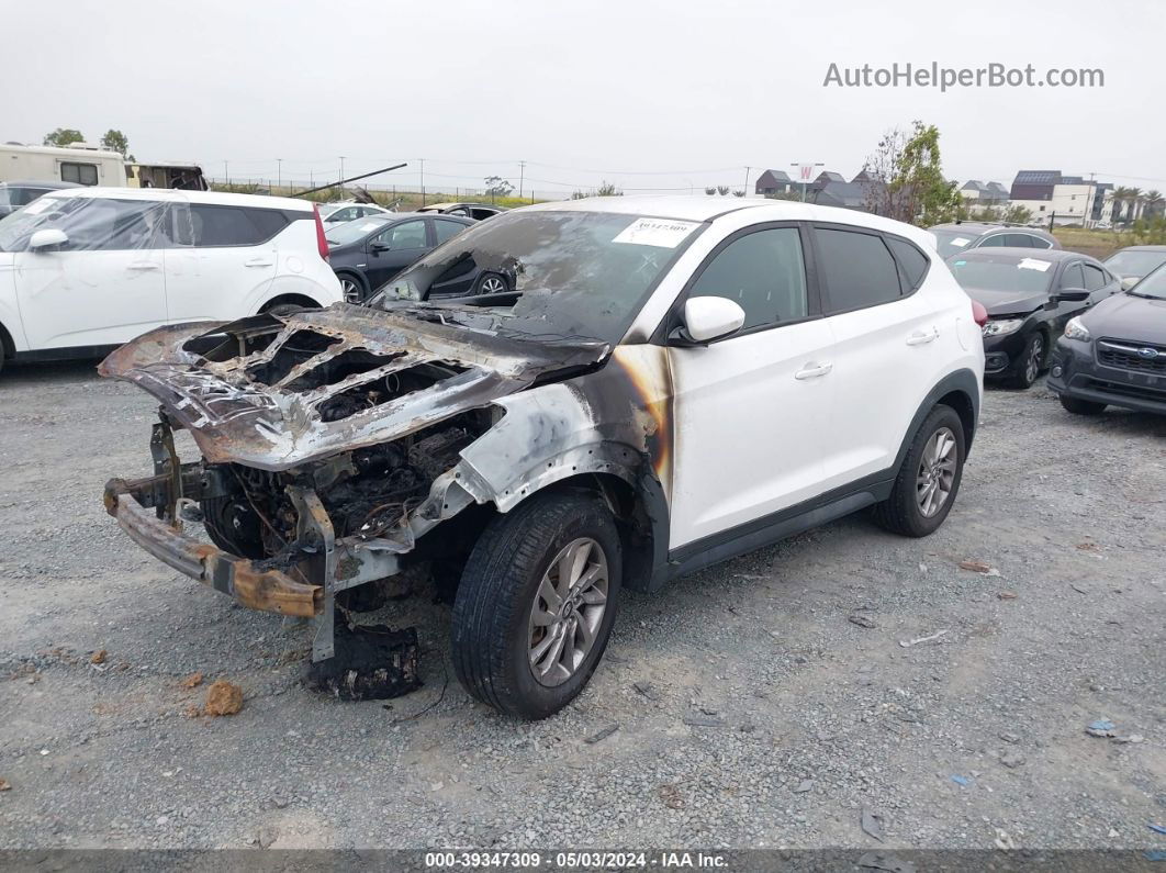 2018 Hyundai Tucson Se White vin: KM8J23A44JU602326