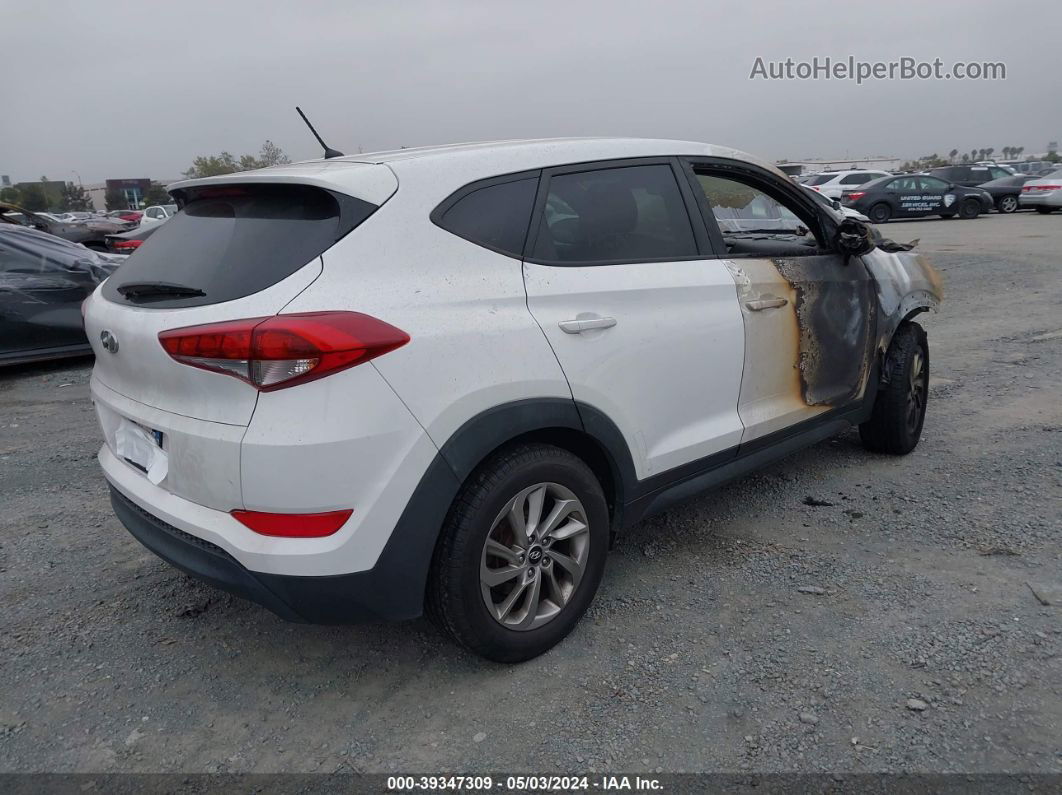 2018 Hyundai Tucson Se White vin: KM8J23A44JU602326