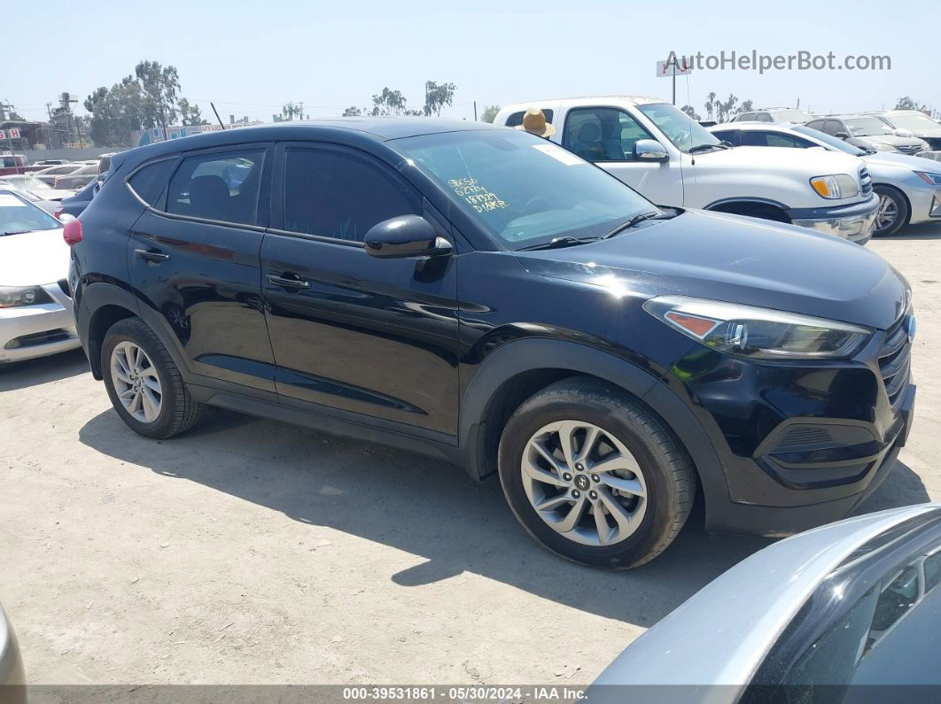 2016 Hyundai Tucson Se Черный vin: KM8J23A45GU247904