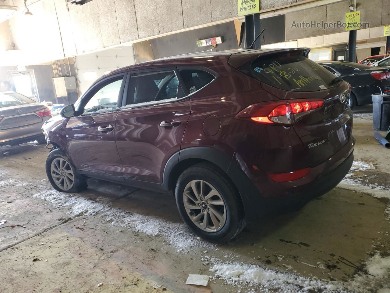 2017 Hyundai Tucson Se Burgundy vin: KM8J23A45HU393611