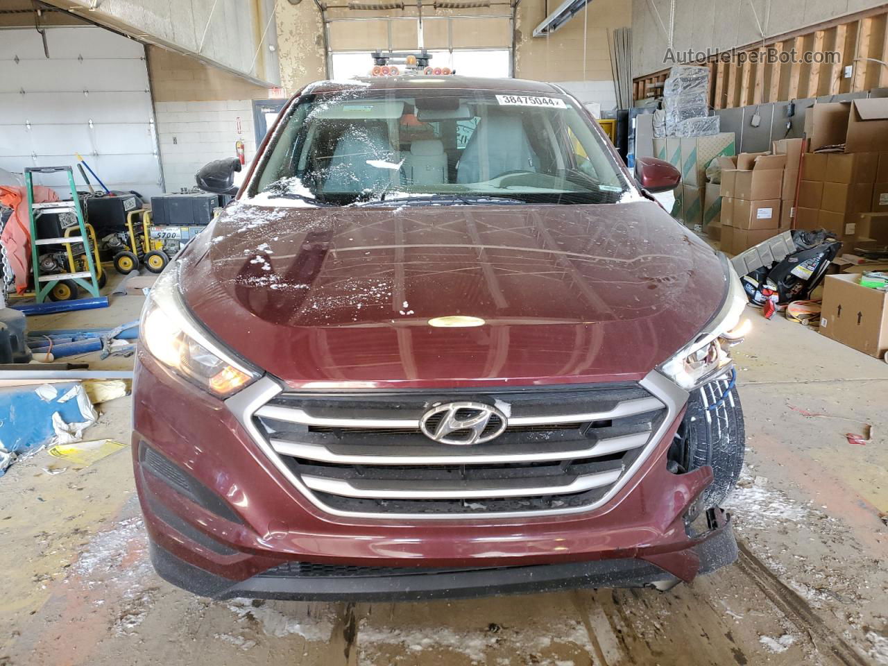 2017 Hyundai Tucson Se Burgundy vin: KM8J23A45HU393611