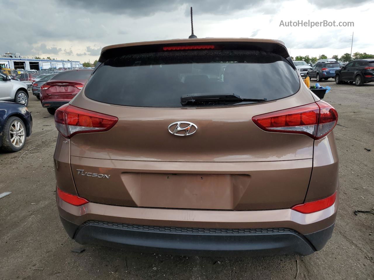 2017 Hyundai Tucson Se Brown vin: KM8J23A45HU449496