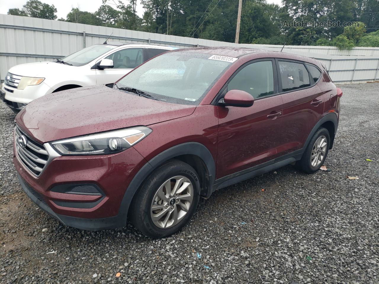 2017 Hyundai Tucson Se Red vin: KM8J23A45HU462345