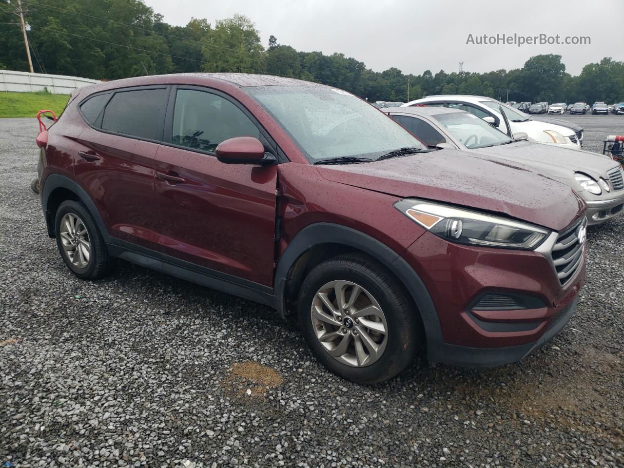 2017 Hyundai Tucson Se Red vin: KM8J23A45HU462345