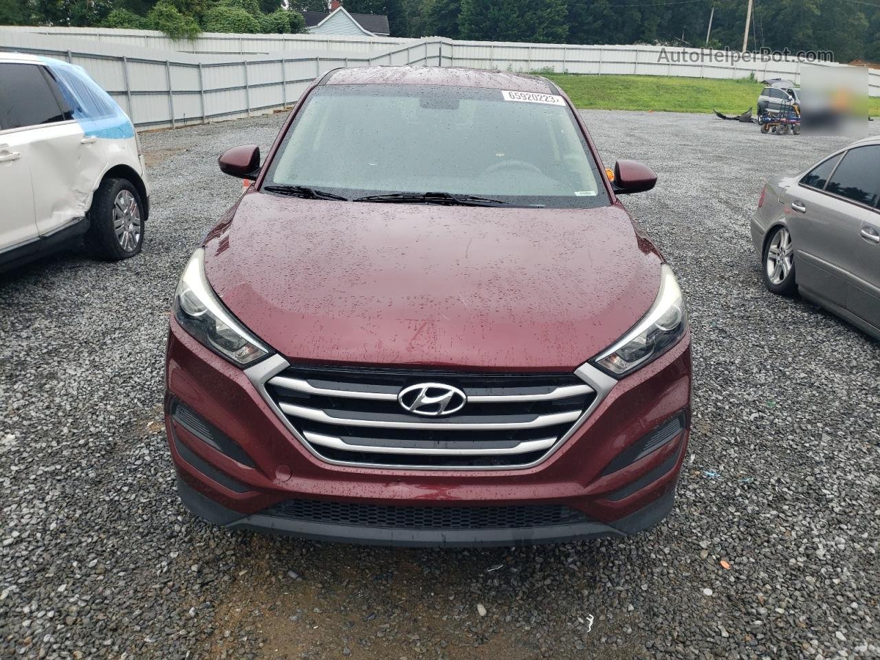 2017 Hyundai Tucson Se Red vin: KM8J23A45HU462345