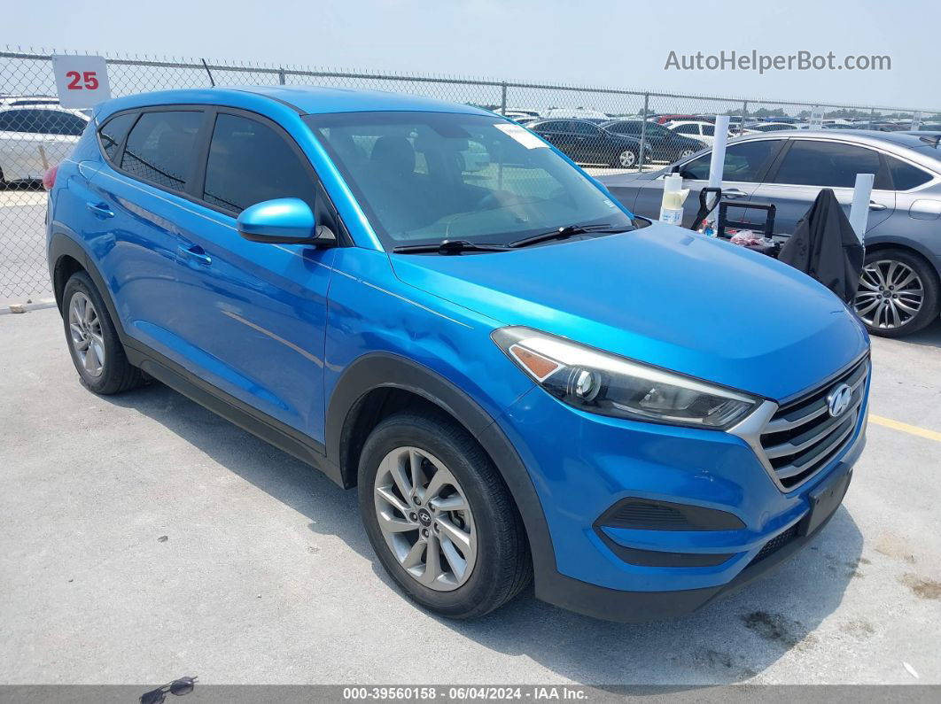 2017 Hyundai Tucson Se Blue vin: KM8J23A45HU501824