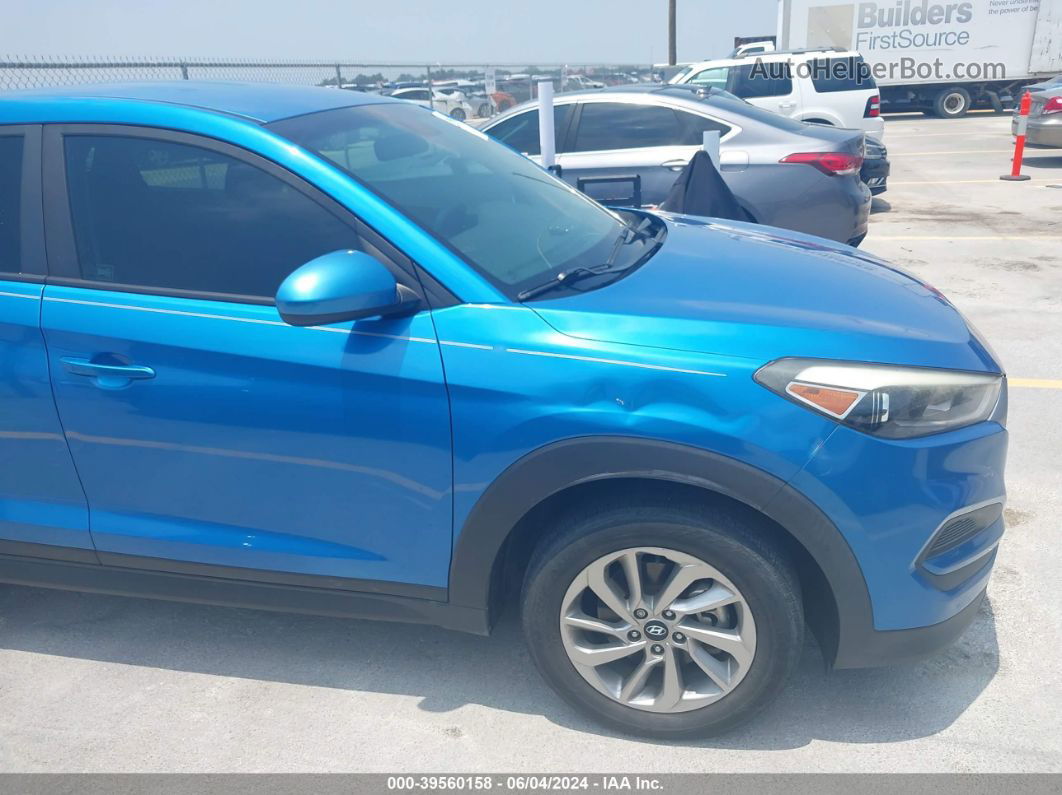 2017 Hyundai Tucson Se Blue vin: KM8J23A45HU501824