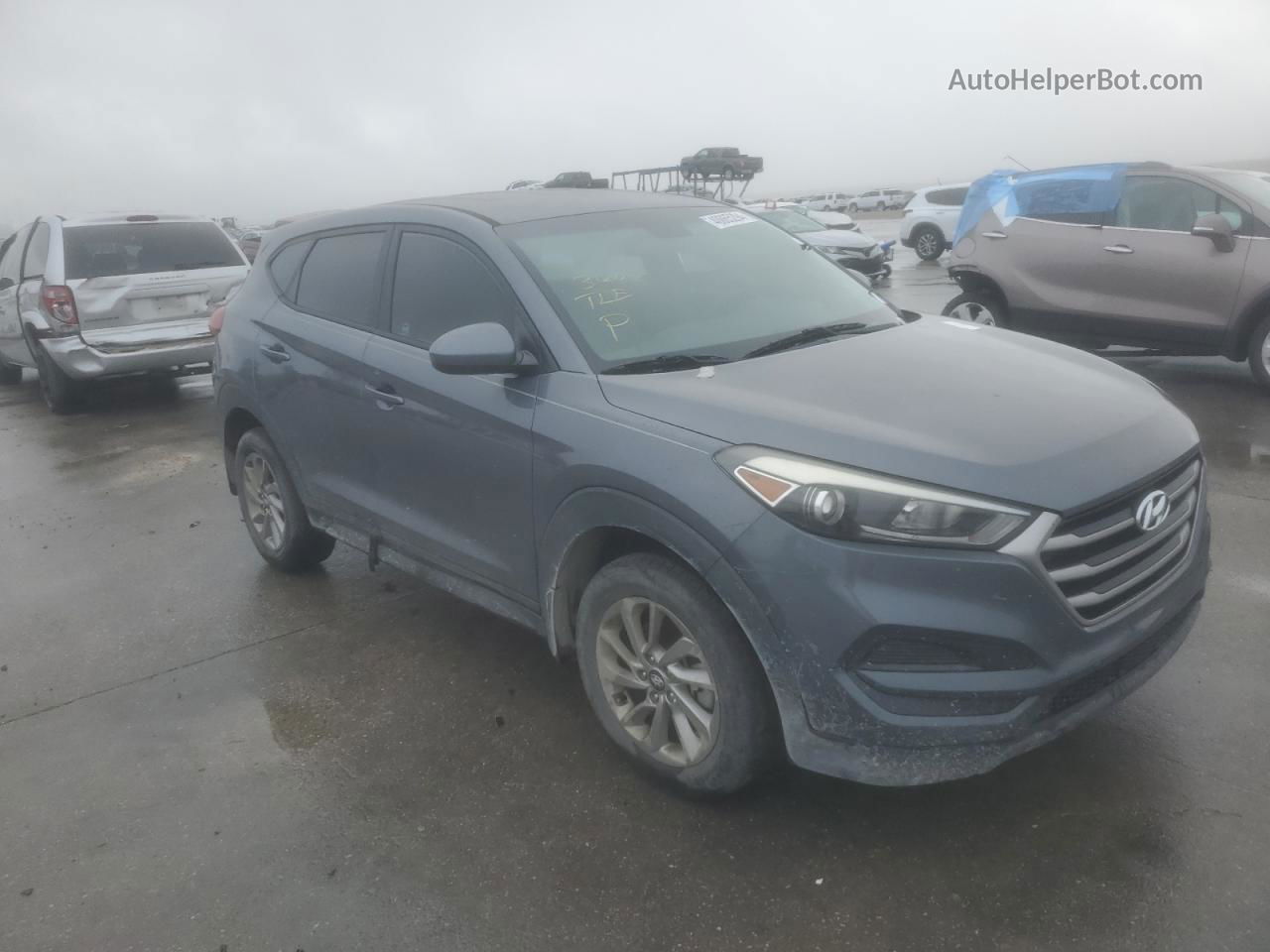 2017 Hyundai Tucson Se Gray vin: KM8J23A45HU536296