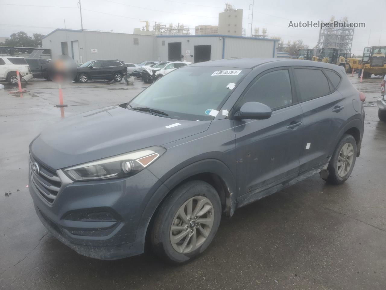 2017 Hyundai Tucson Se Gray vin: KM8J23A45HU536296