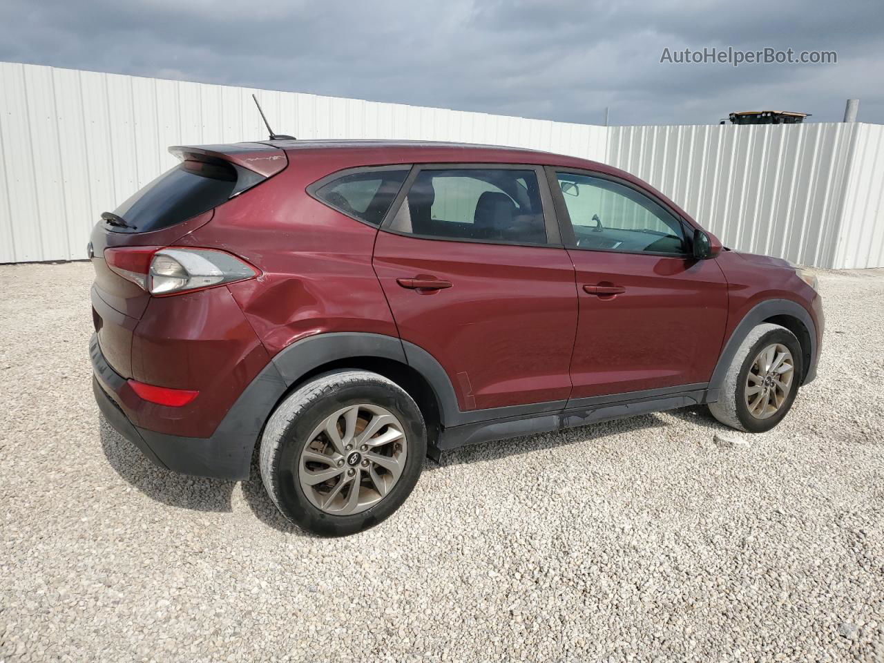 2017 Hyundai Tucson Se Burgundy vin: KM8J23A45HU549887