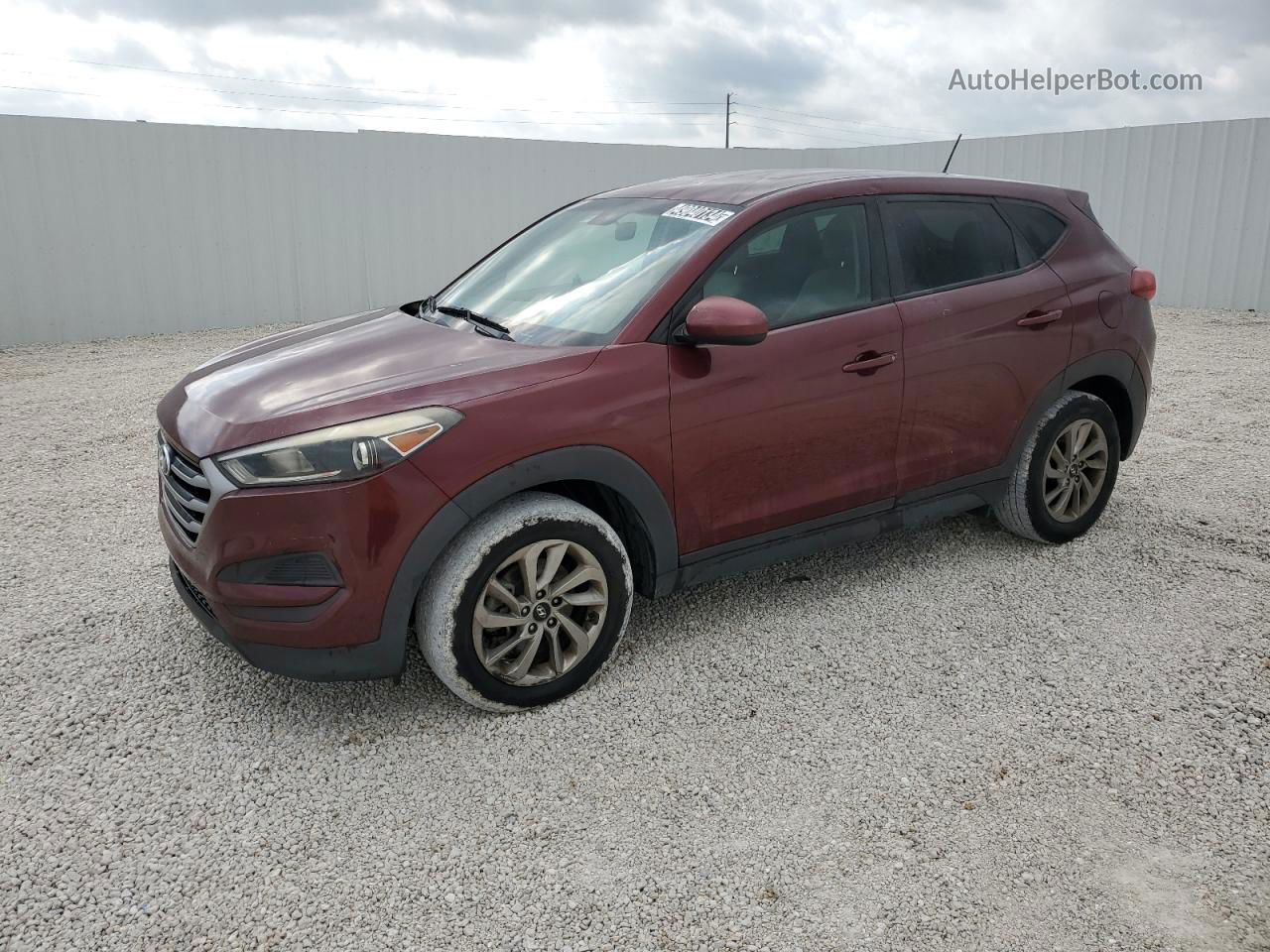 2017 Hyundai Tucson Se Burgundy vin: KM8J23A45HU549887