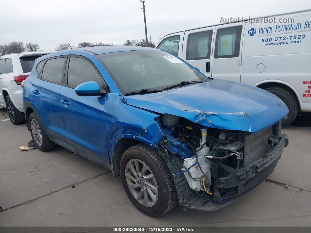 2018 Hyundai Tucson Se Синий vin: KM8J23A45JU703679