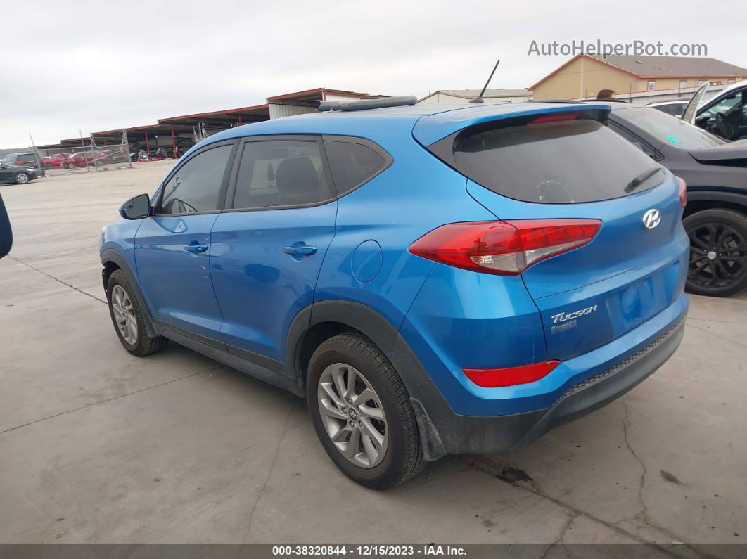 2018 Hyundai Tucson Se Blue vin: KM8J23A45JU703679