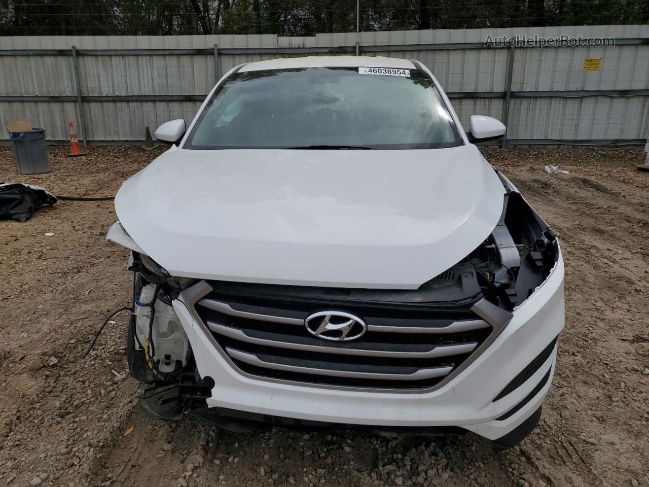 2018 Hyundai Tucson Se White vin: KM8J23A45JU726055