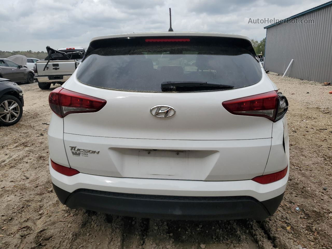 2018 Hyundai Tucson Se White vin: KM8J23A45JU726055