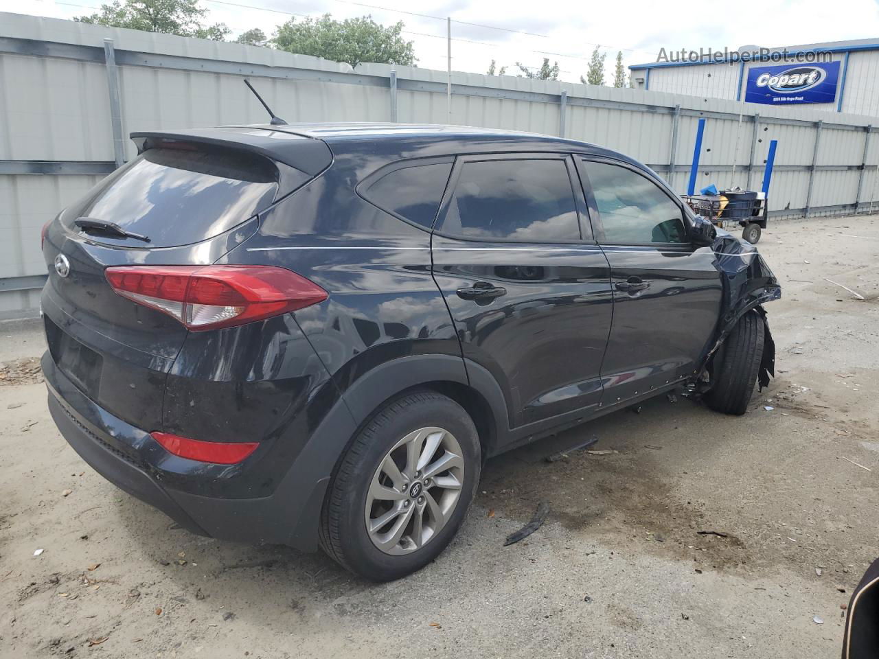 2018 Hyundai Tucson Se Черный vin: KM8J23A45JU752719