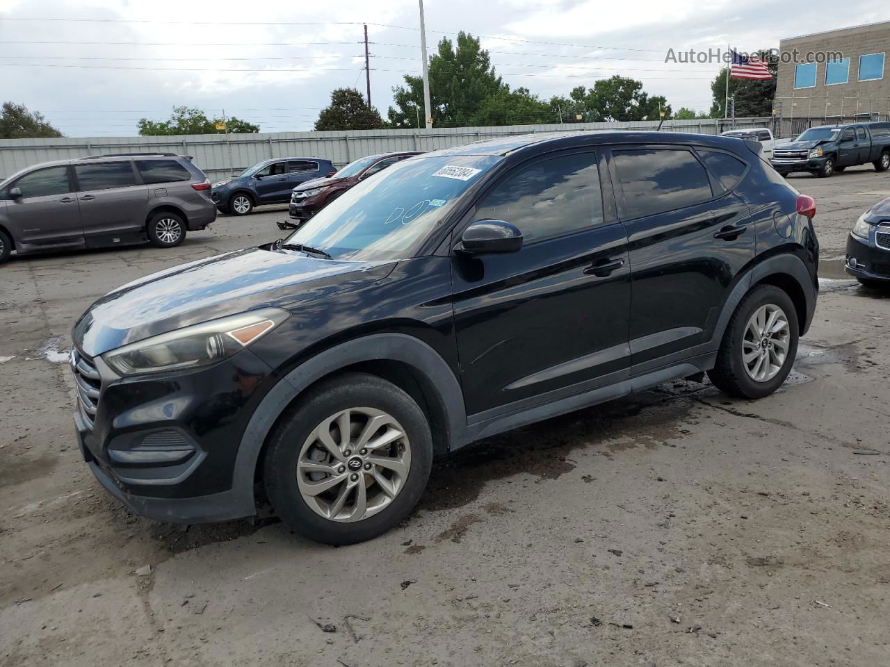 2016 Hyundai Tucson Se Black vin: KM8J23A46GU040812