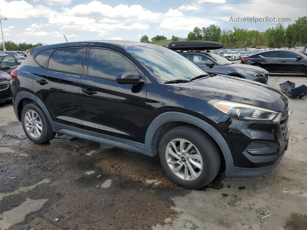 2016 Hyundai Tucson Se Black vin: KM8J23A46GU040812