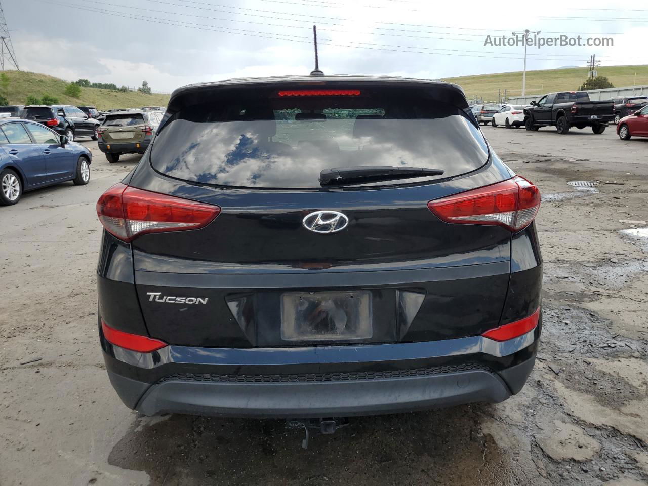 2016 Hyundai Tucson Se Black vin: KM8J23A46GU040812