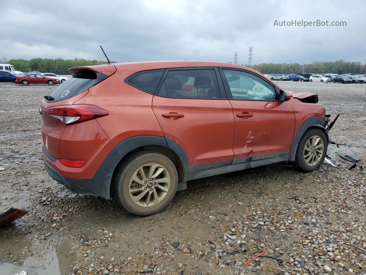 2017 Hyundai Tucson Se Orange vin: KM8J23A46HU457610