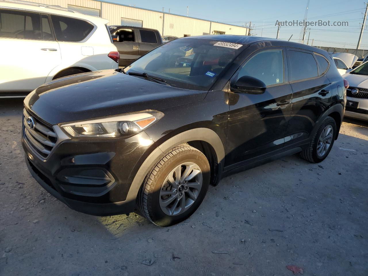 2018 Hyundai Tucson Se Black vin: KM8J23A46JU695673