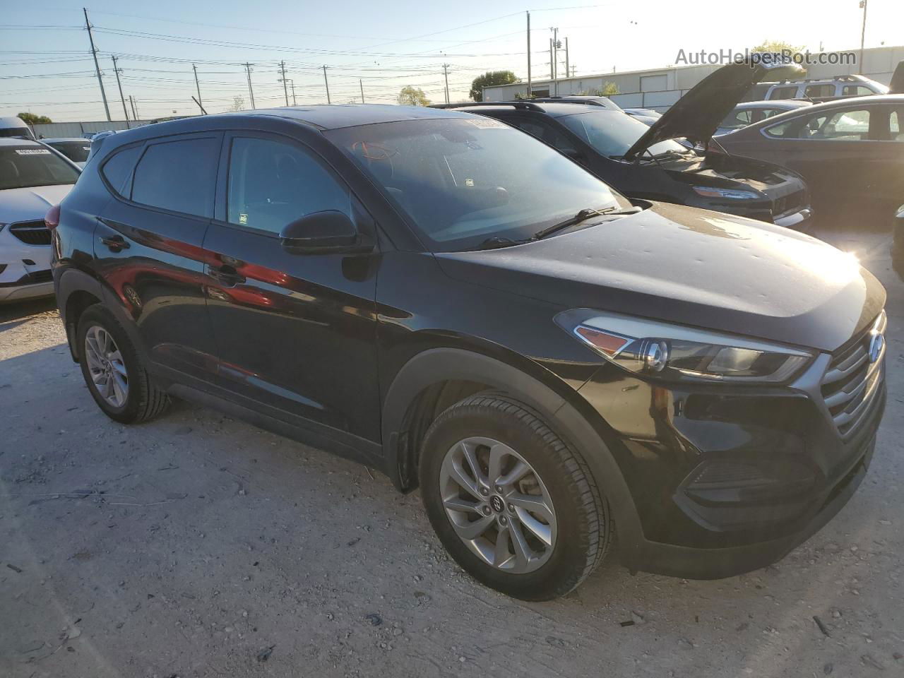 2018 Hyundai Tucson Se Black vin: KM8J23A46JU695673