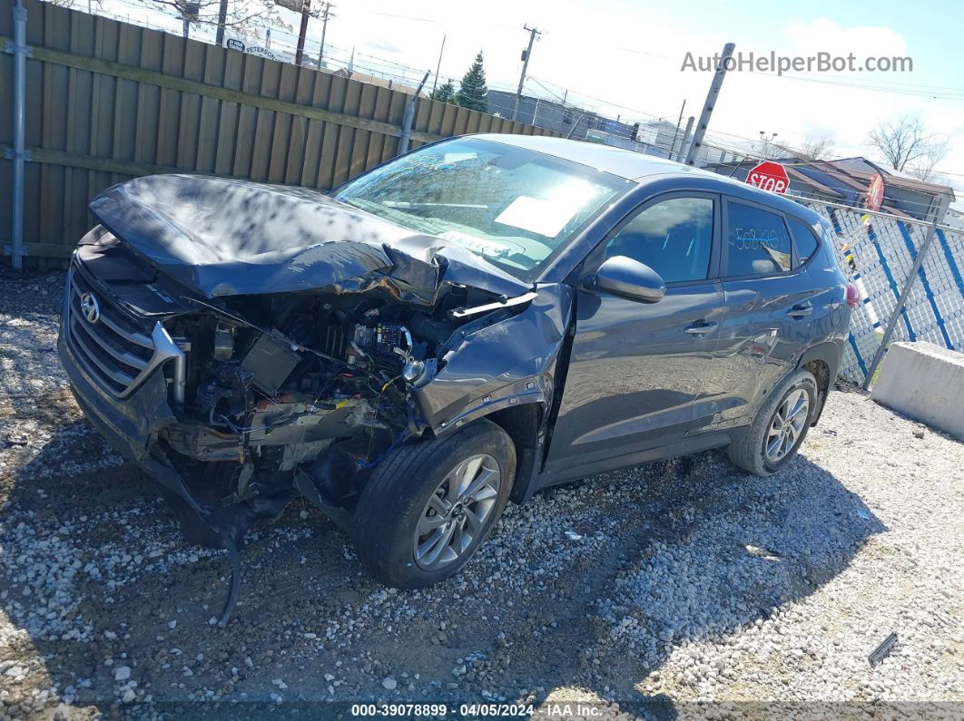 2018 Hyundai Tucson Se Gray vin: KM8J23A46JU789004