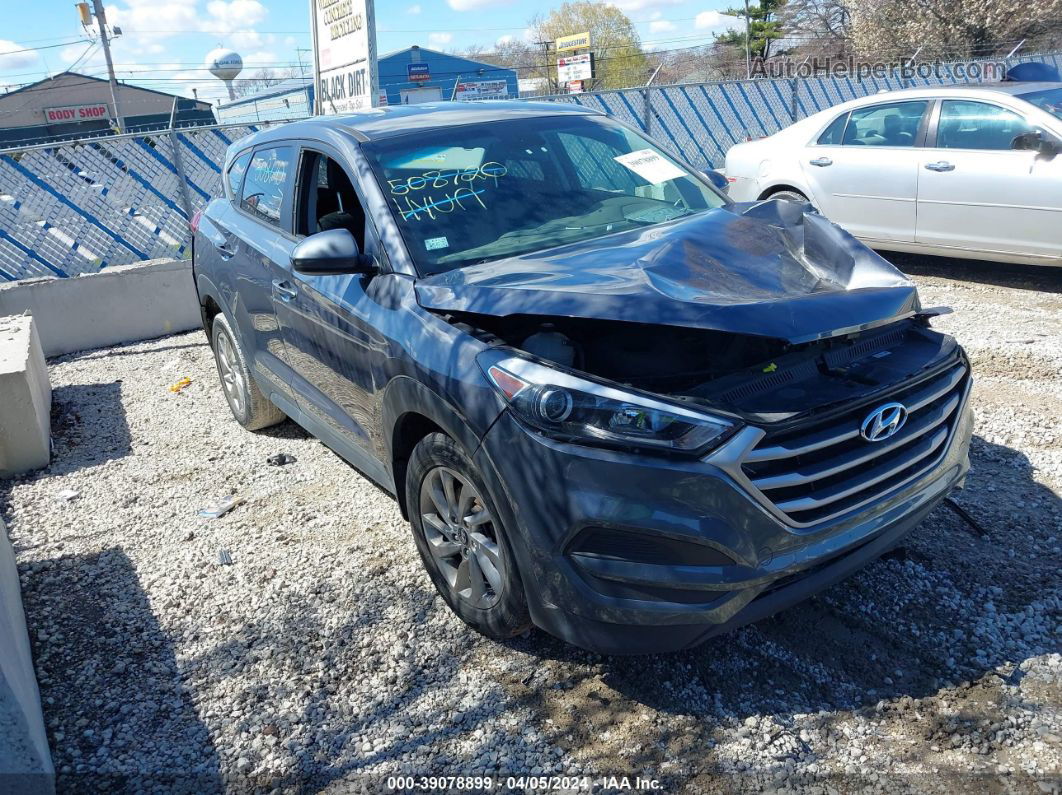 2018 Hyundai Tucson Se Gray vin: KM8J23A46JU789004