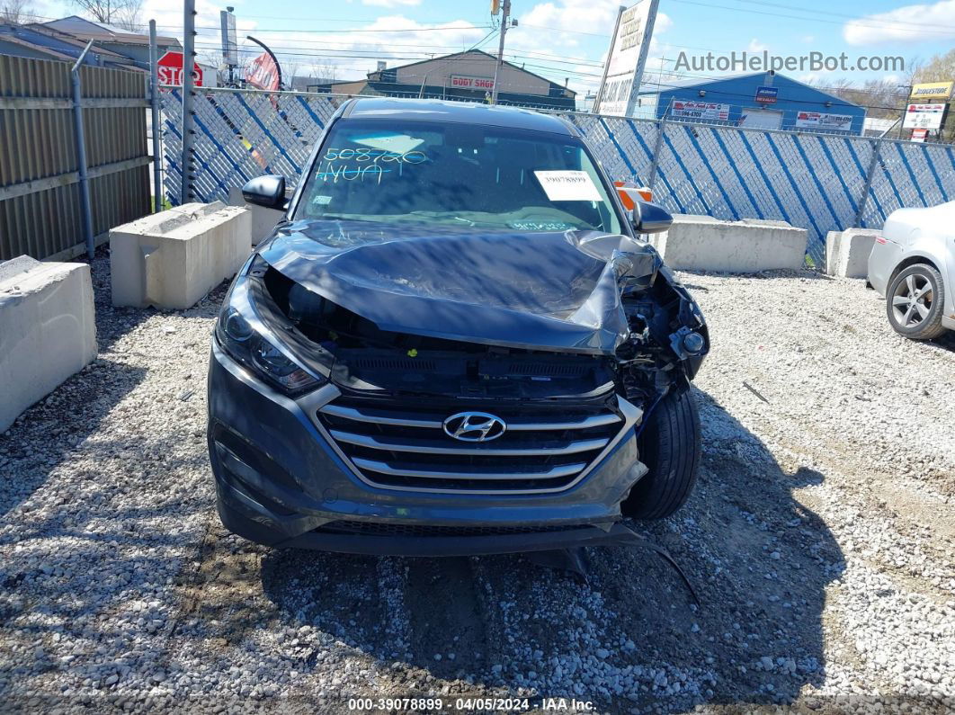 2018 Hyundai Tucson Se Gray vin: KM8J23A46JU789004