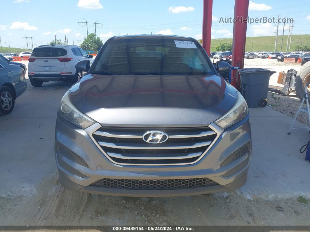 2017 Hyundai Tucson Se Gray vin: KM8J23A47HU254743