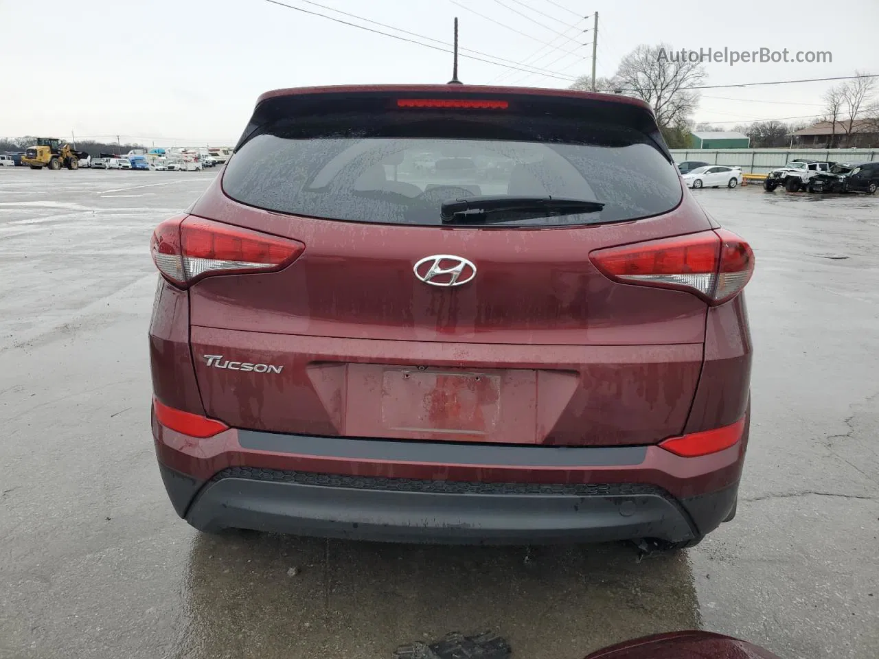 2017 Hyundai Tucson Se Maroon vin: KM8J23A47HU291338