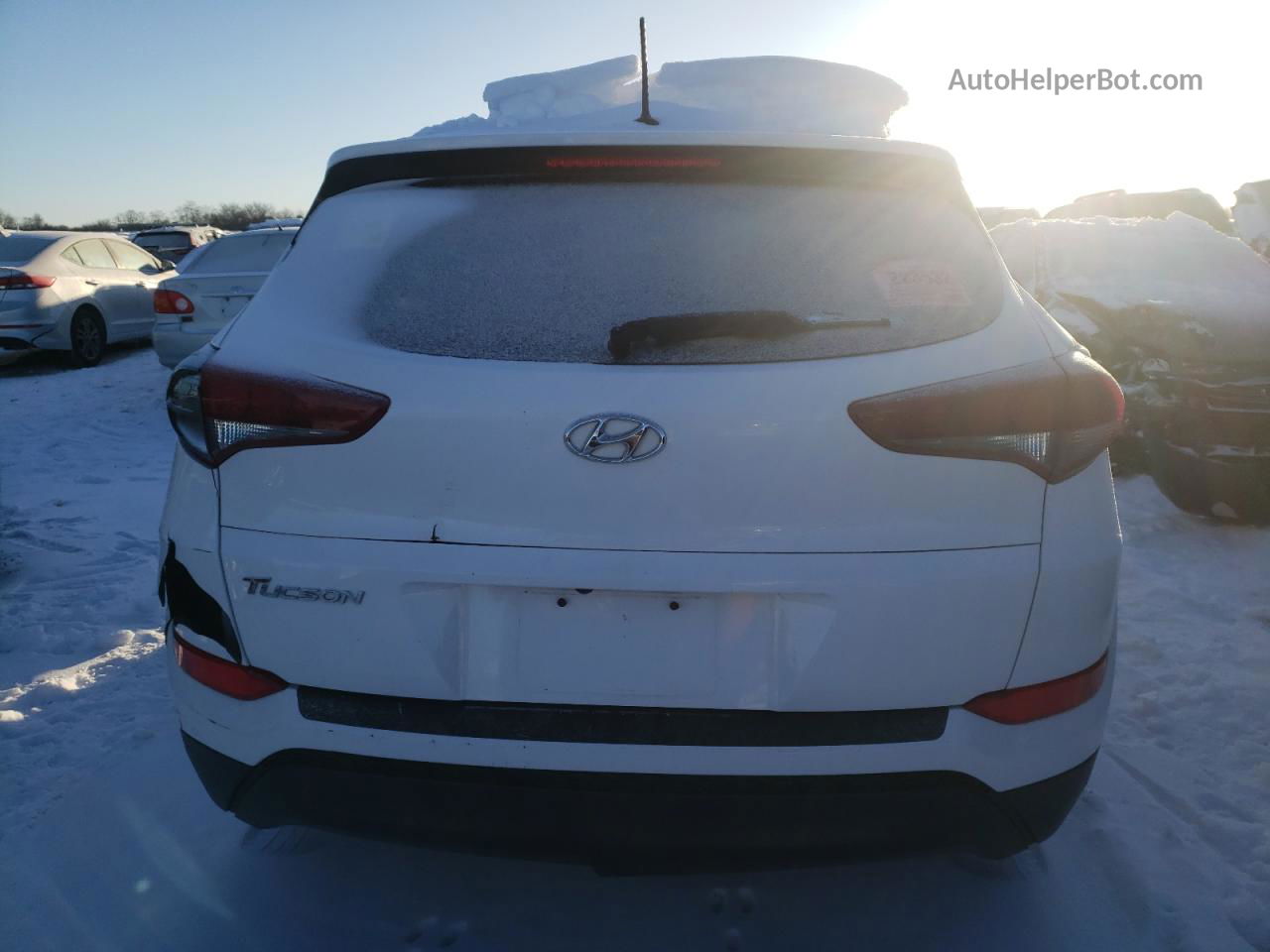 2017 Hyundai Tucson Se White vin: KM8J23A47HU361341