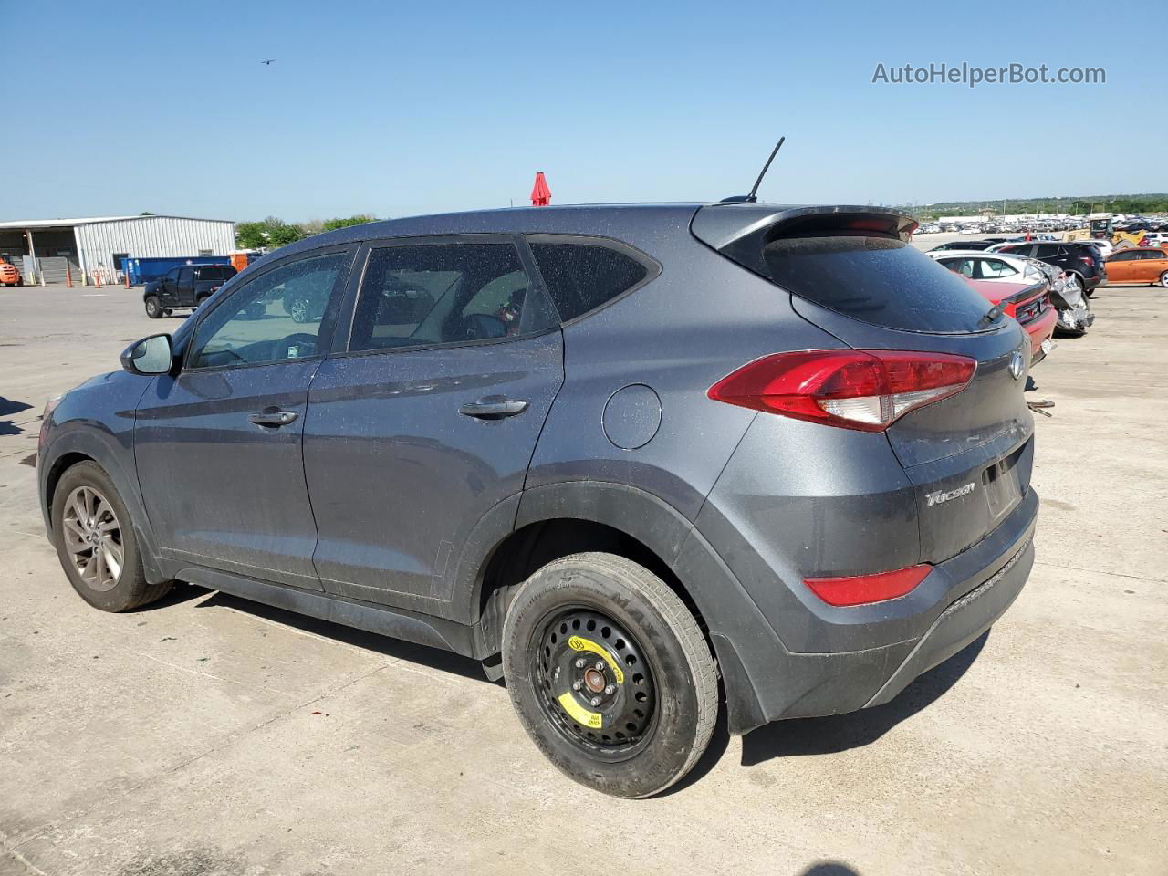 2017 Hyundai Tucson Se Gray vin: KM8J23A47HU576704