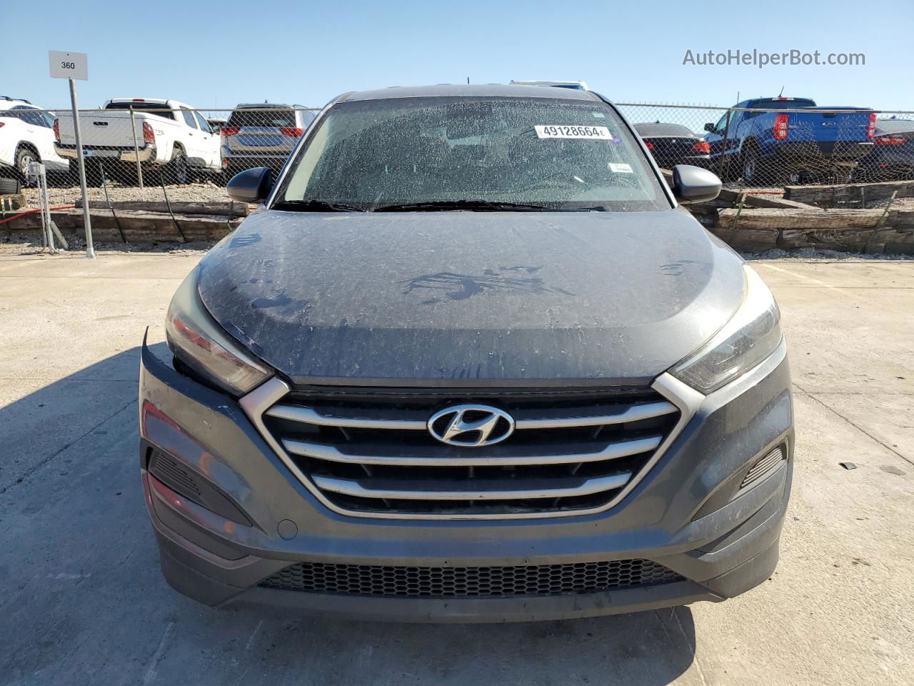 2017 Hyundai Tucson Se Gray vin: KM8J23A47HU576704