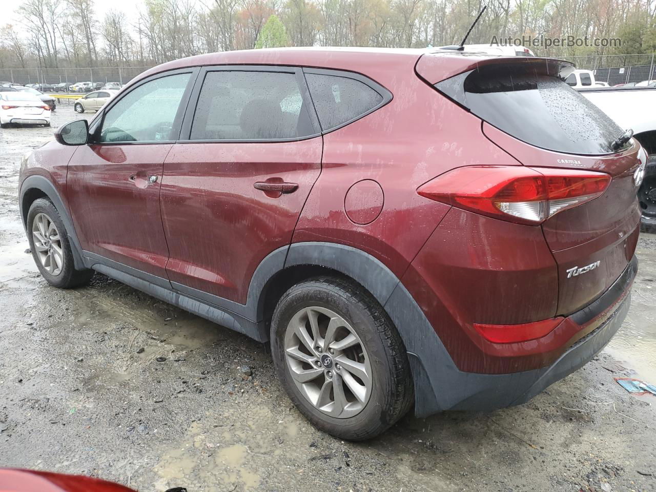 2016 Hyundai Tucson Se Бордовый vin: KM8J23A48GU125926