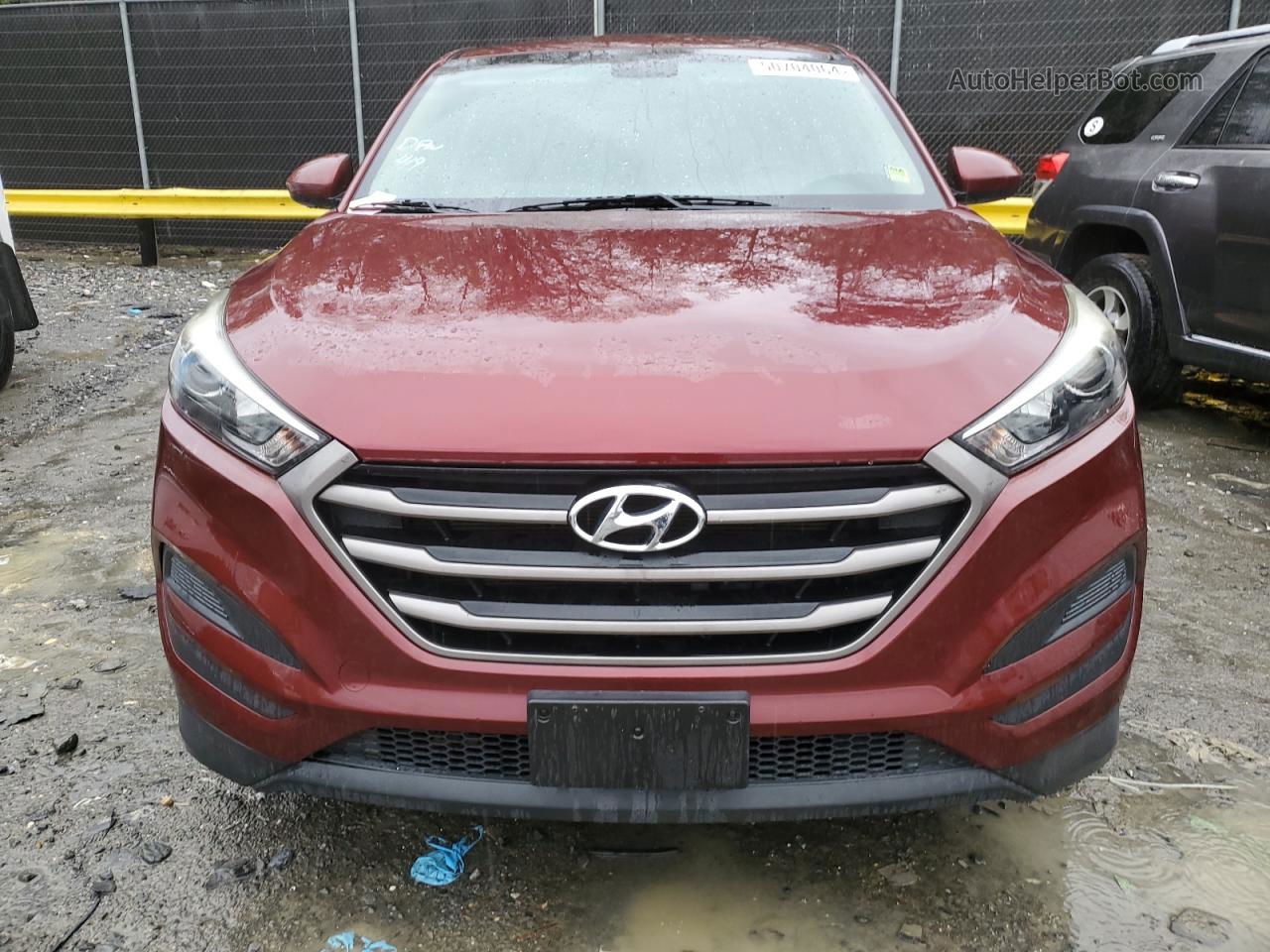 2016 Hyundai Tucson Se Burgundy vin: KM8J23A48GU125926