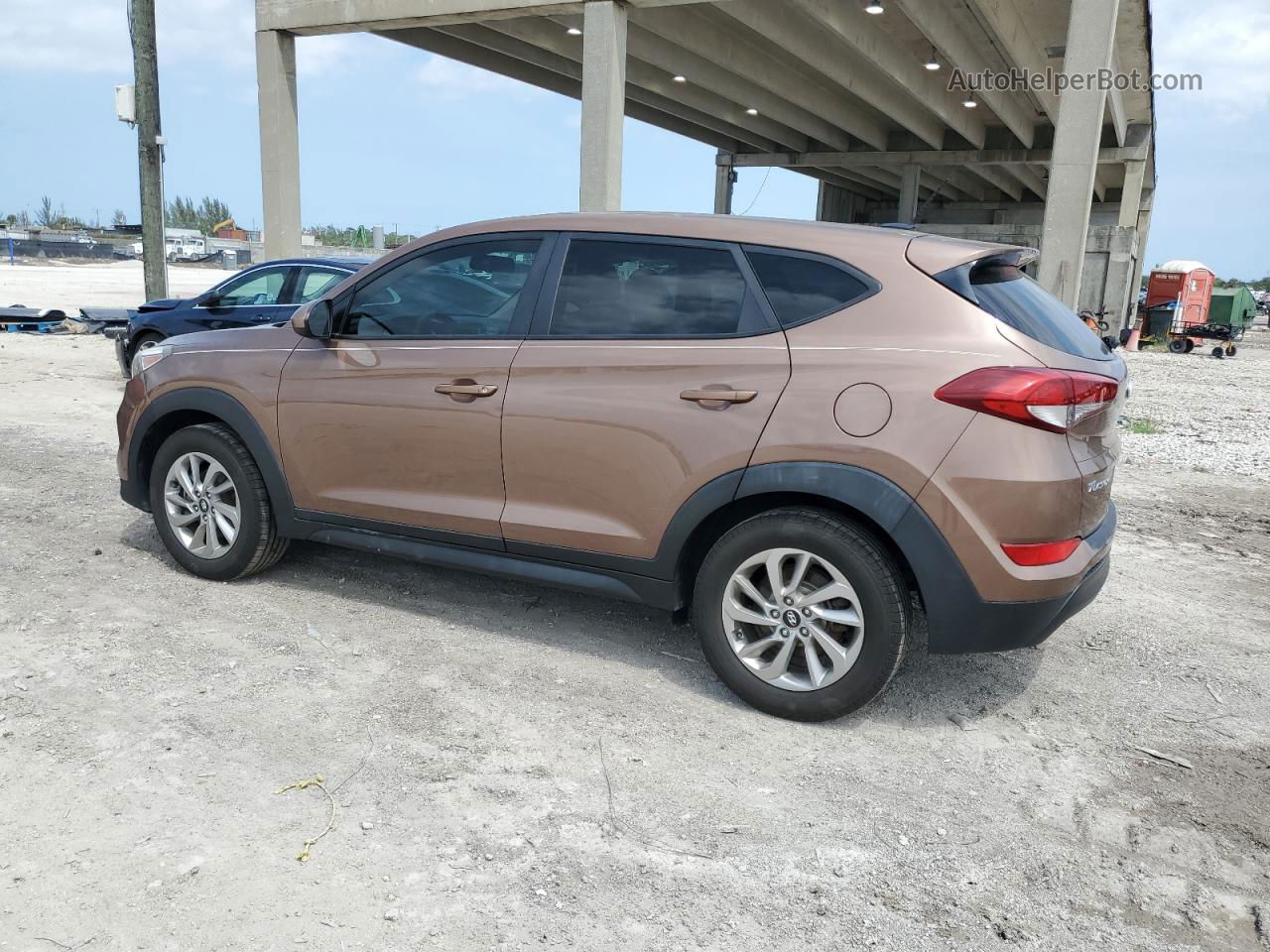 2017 Hyundai Tucson Se Brown vin: KM8J23A48HU345147