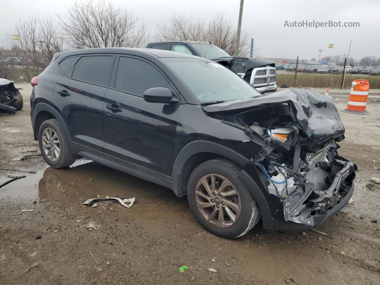 2017 Hyundai Tucson Se Black vin: KM8J23A48HU362336