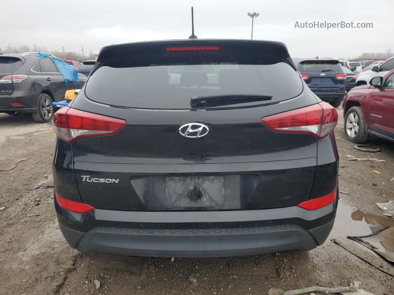 2017 Hyundai Tucson Se Black vin: KM8J23A48HU362336