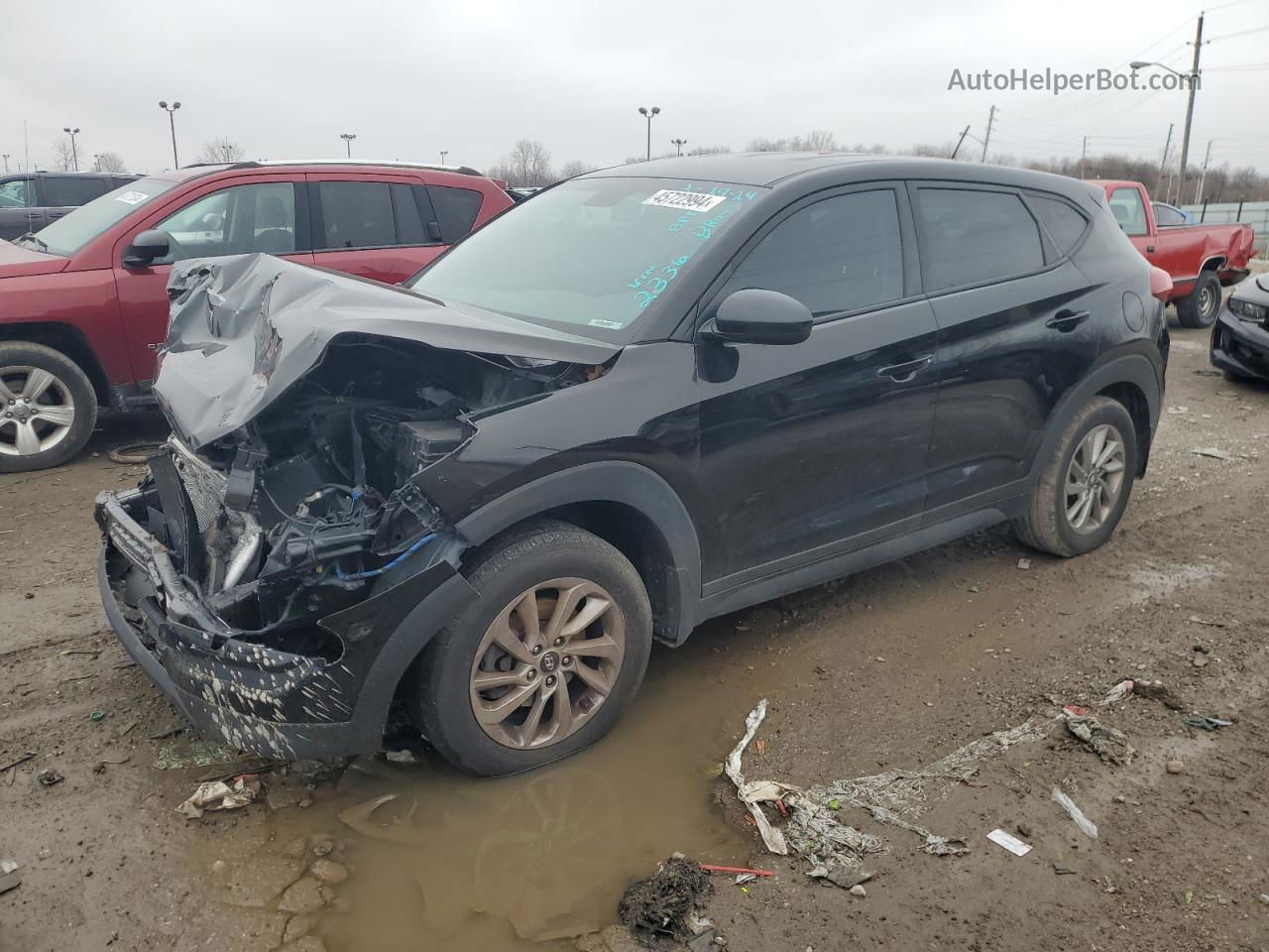 2017 Hyundai Tucson Se Black vin: KM8J23A48HU362336