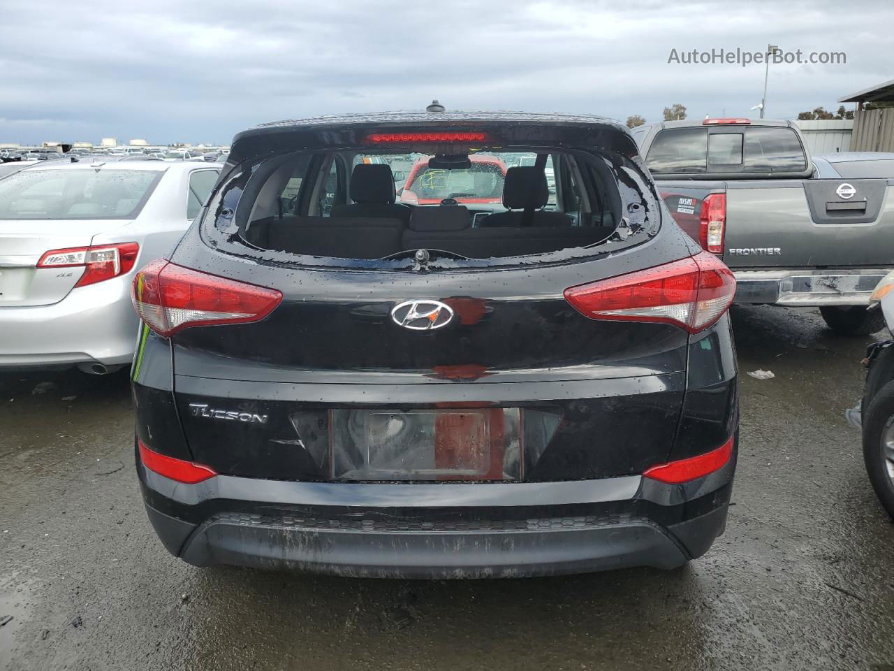 2016 Hyundai Tucson Se Black vin: KM8J23A49GU040416