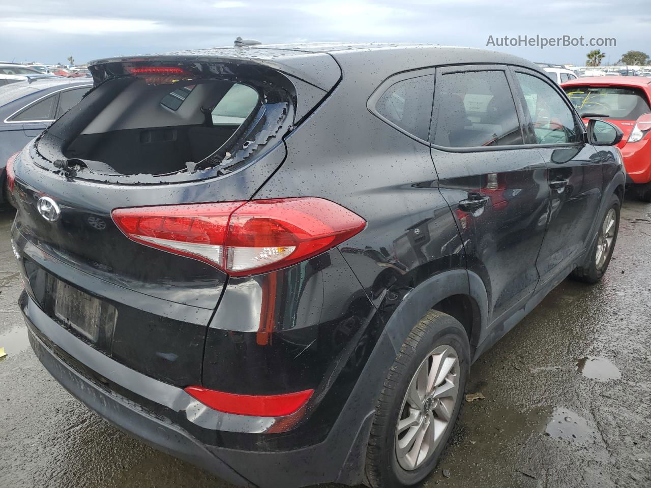 2016 Hyundai Tucson Se Black vin: KM8J23A49GU040416