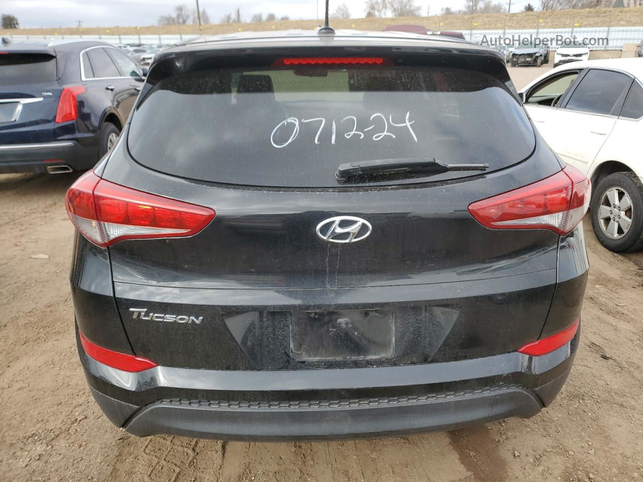 2016 Hyundai Tucson Se Black vin: KM8J23A49GU040450