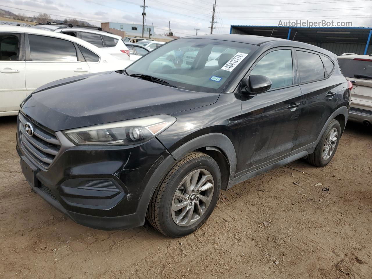 2016 Hyundai Tucson Se Черный vin: KM8J23A49GU040450