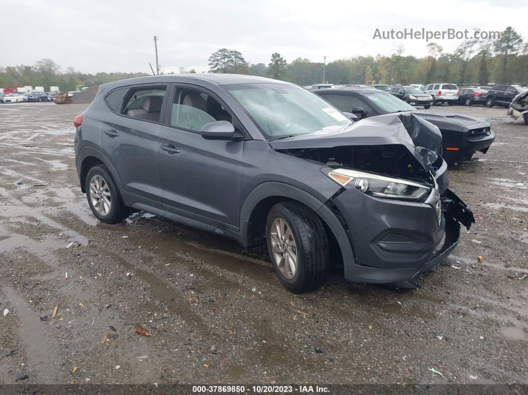 2017 Hyundai Tucson Se Gray vin: KM8J23A49HU254565