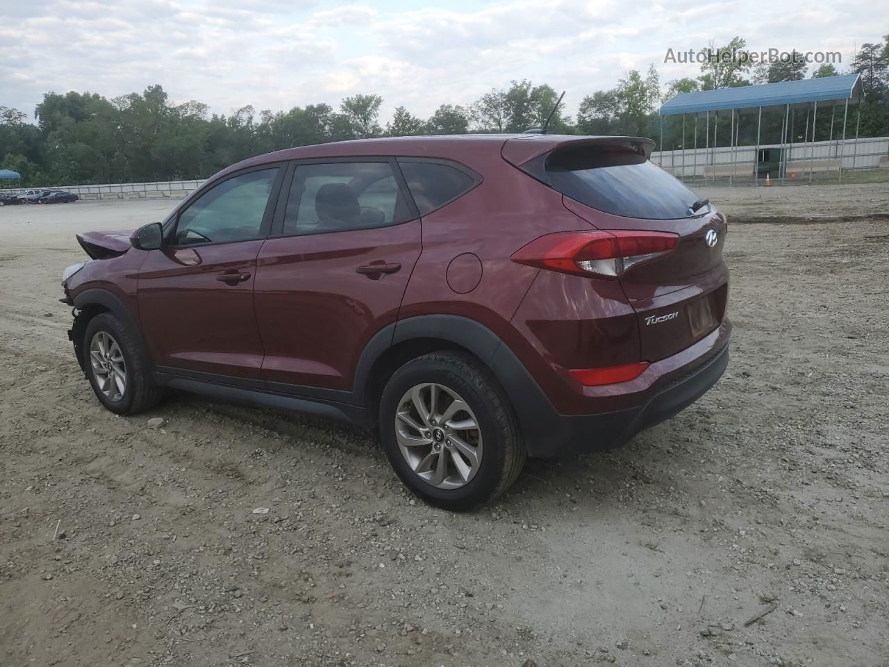 2017 Hyundai Tucson Se Burgundy vin: KM8J23A49HU442289