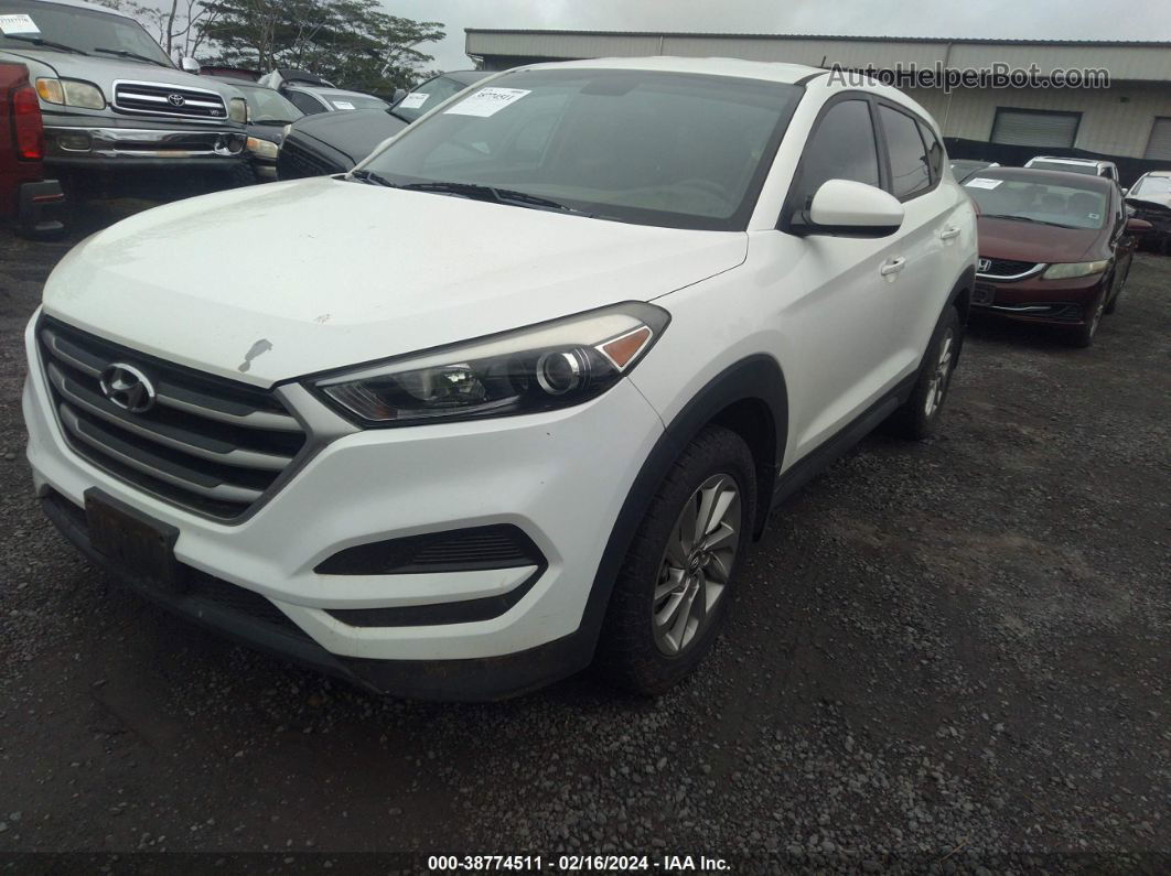 2017 Hyundai Tucson Se White vin: KM8J23A49HU462753