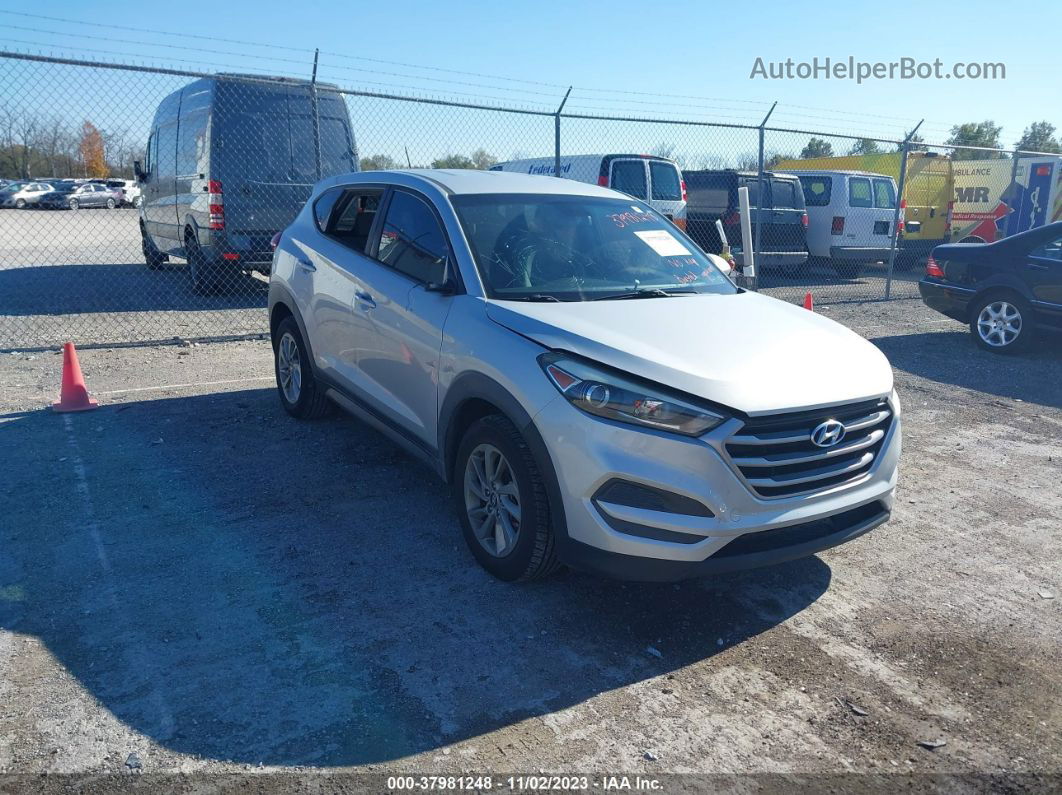 2017 Hyundai Tucson Se Silver vin: KM8J23A49HU556020