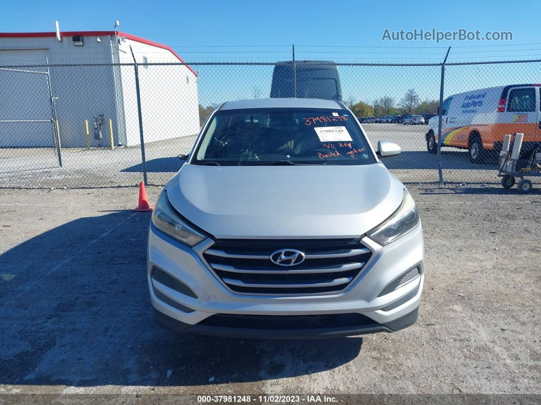 2017 Hyundai Tucson Se Silver vin: KM8J23A49HU556020